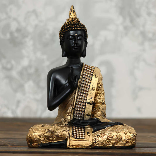 eCraftIndia Handcrafted Meditating Blessing Buddha